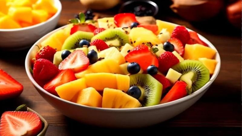 Do pomar para o seu prato: explosão de sabores e cores para um lanche saudável Fazer Saladas de Frutas Simples e Fáceis deliciosa!